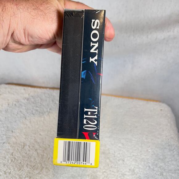 Sony T-120Vc Premium Grade Blank VHS Tape Sealed New Lot Of 4 VCR Tapes 80's - Picture 4 of 6
